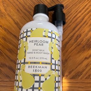 Beekman 1802 Heirloom Pear Goat Milk Hand & Body Wash 12.5 fl oz Brand New